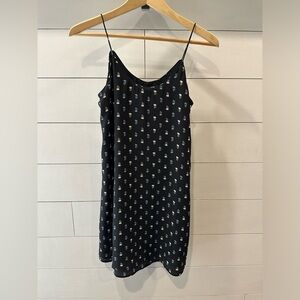 Blue Rainn Black Tulip Spaghetti Strap Dress- size XXS